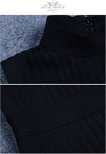 Load image into Gallery viewer, ADYCE Vestidos Elegant Sleeveless Black O Neck Mini Bandage Party Dress - H3600